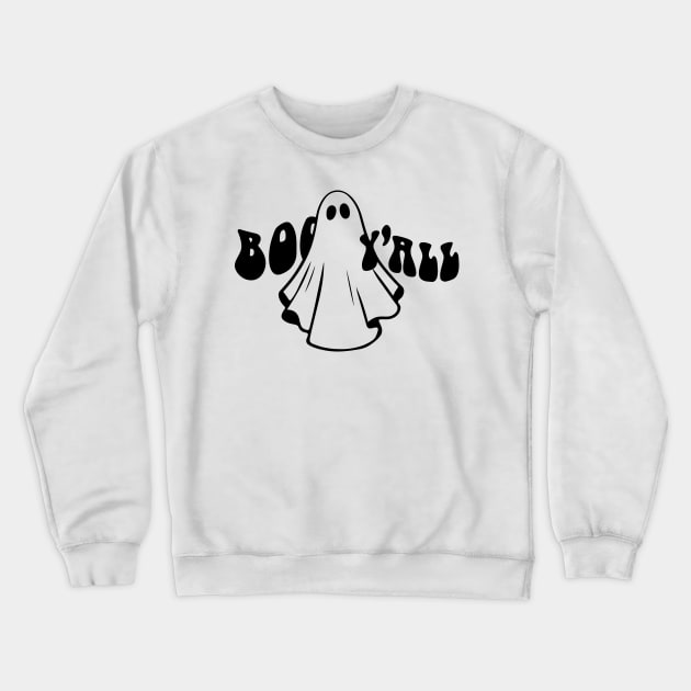 Boo Y'all  Halloween Crewneck Sweatshirt by styleandlife